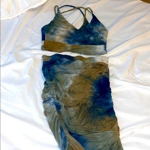 2 piece tie dye set